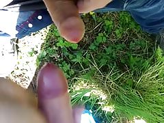 Cock fun down the woods