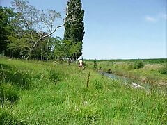 nude river day