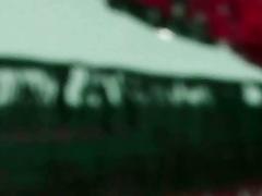 Black studs in explosive anal by the pool