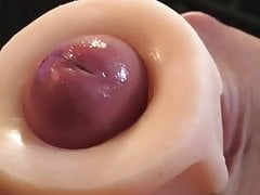 Male sex toy cumshot