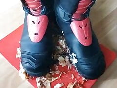 Haix Fire Hero 2 firefighter boots crush lasagne