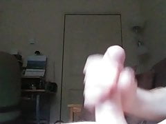 8 Inch White Monster Shoots a Big Load