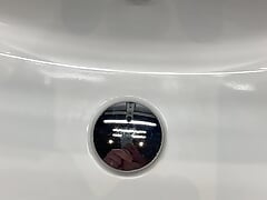 Cumshot in sink