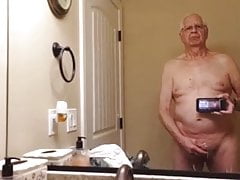 grandpa cum on webcam