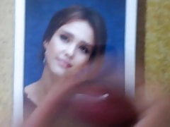 Jessica Alba cumtribute