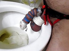 Tied piss washing