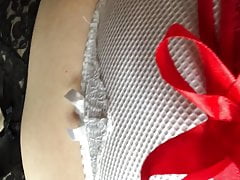 stockings red panties