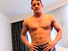 Gay luke a, spreading legs, fingerblasting