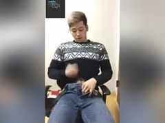 Korean Guy Masturbate Live