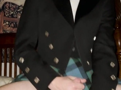 just a Scottish fellow dressed in his kilt ;)