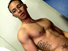 hard-on Virgins school Locker room Blow Fest