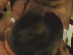 Daddy Sucking and Fucked by a Hairy Guy