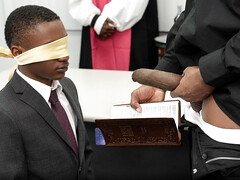 Altar lad is watching the action together with a friend