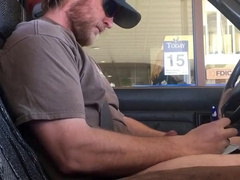 Horny Guy Bustin A Nut at the Bank ( Hands free Public Cum ) 2