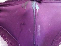 Wetting wifes dirty panty