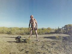 Nice day while out pronghorn hunting. There was no one else around. I prefer being naked!