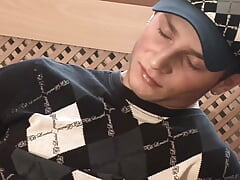 Great jock loves to jerk and cum his cock in front of the camera