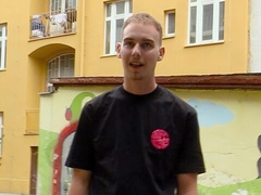 Czech dude goes on a mission to find someone for fucking