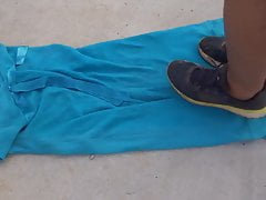 trample on Turquoise 2 dress