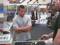 He's short on cash so he needs to give up his ass for payment