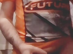 A mega cumshot before the shower.