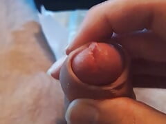 Gamer boy takes a long time for an orgasm with his diaper