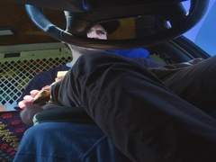 Jerking Off and Spunking in Van at Parking Plenty of - Agony Gush