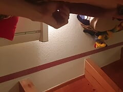 Martin masturbates after Nettleplay and cums