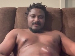 CHATTING MESSY WHILE I RELEASED A FAT MONEY-SHOT FROM MY BIG BLACK COCK