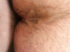 Taking a big raw cock up my married daddy hole