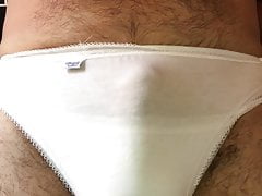 White cotton ... yellow piss