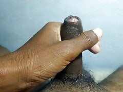 Local boy big cock masturing in night at room