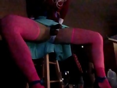 Crossdresser Zaya cumshot compilation 2