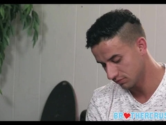 2 Super-Fucking-Hot Gay-For-Pay Latino Step Brothers Pulverize During Rubdown