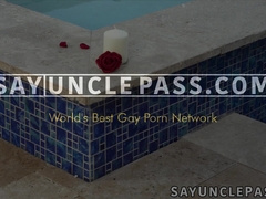 Hot Giovanni plants his creamy load inside Benji Jaggers twink hole