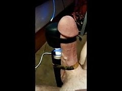 Wand vibrator - Big Hard Cum shot Pleasure