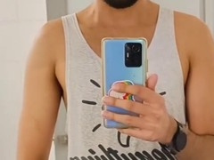 Risky jerk off, caught masturbation, gay in public