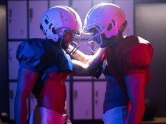 Samm Fitness and Leo Levine: handsome guys fuck in the lockers