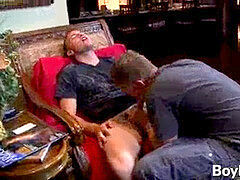 succulent jock lovers enjoy a gonzo orgy by the fireplace