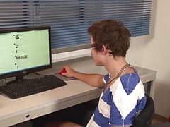Horny boyfriends fuck each other in the ass until they cum