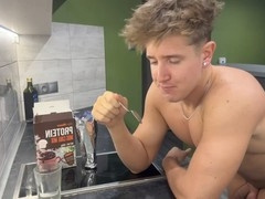 Blonde, cooking, teddy