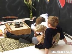 Besides swords the stepbrothers are also terrific at using their hard dicks
