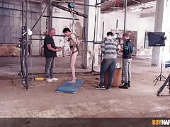 Submissive Alex Knight anal fucked by dominant Sean Taylor