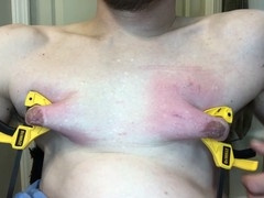 Chest play, gay painful, slave punished