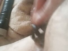 Fucking my right ass with a Dildo while I cum