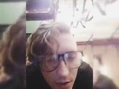 Androgynous Stud Gigantic Fake Penis Solo