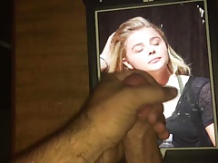 Chloe Moretz cum tribute #2