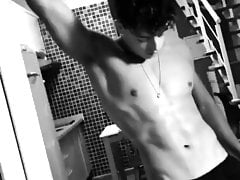 Cute twink boy model