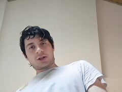 Twink just woke up has to masturbate as a necessity to recharge!