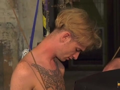 BOYNAPPED - Naughty Sean Taylor ass fucking pulverizes restricted blonde Jacob Daniels